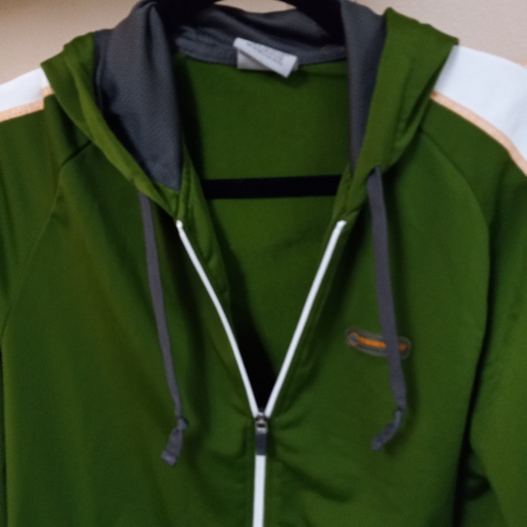 TIMBERLAND GREEN UNISEX VINTAGE ATHLEISURE TRACK JACKET β MEN'S S β WOMEN'S M - Picture 6 of 8